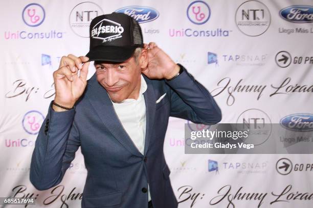 Johnny Lozada during the launching of the Cap Collection by Johnny Lozada at Verdanza Hotel on May 19, 2017 in San Juan, Puerto Rico.