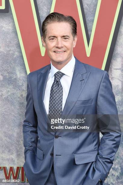 Kyle MacLachlan attends the World Premiere Of Showtime's "Twin Peaks" - Arrivals at The Theatre at Ace Hotel on May 19, 2017 in Los Angeles,...