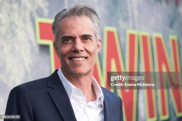 Dana Ashbrook attends the premiere of Showtime's 'Twin Peaks' at the Theatre at the Ace Hotel on May 19, 2017 in Los Angeles, California.