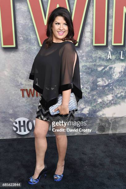 Rebekah Del Rio attends the World Premiere Of Showtime's "Twin Peaks" - Arrivals at The Theatre at Ace Hotel on May 19, 2017 in Los Angeles,...
