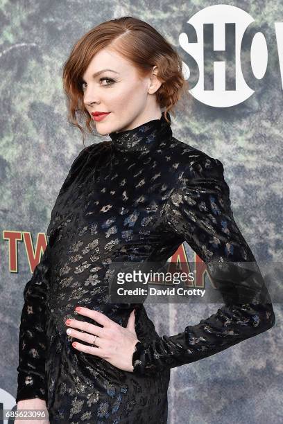 Nicole LaLiberte attends the World Premiere Of Showtime's "Twin Peaks" at The Theatre at Ace Hotel on May 19, 2017 in Los Angeles, California.
