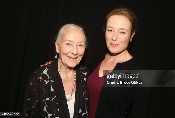 Rosemary Harris and daughter Jennifer Ehle pose at the 2017 Drama League Awards Luncheon at The Marriott Marquis Times Square on May 19, 2017 in New...