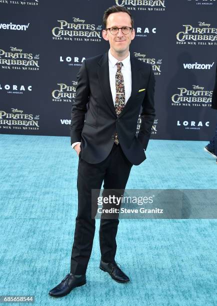 Adam Brown arrives at the Premiere Of Disney's "Pirates Of The Caribbean: Dead Men Tell No Tales" at Dolby Theatre on May 18, 2017 in Hollywood,...