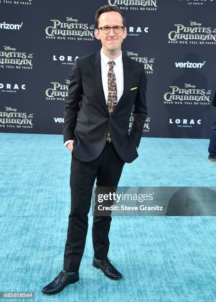 Adam Brown arrives at the Premiere Of Disney's "Pirates Of The Caribbean: Dead Men Tell No Tales" at Dolby Theatre on May 18, 2017 in Hollywood,...