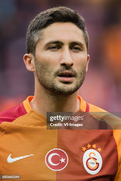 Sabri Sarioglu of Galatasarayduring the Turkish Spor Toto Super Lig football match between Galatasaray SK and Osmanlispor FK on May 19, 2017 at the...