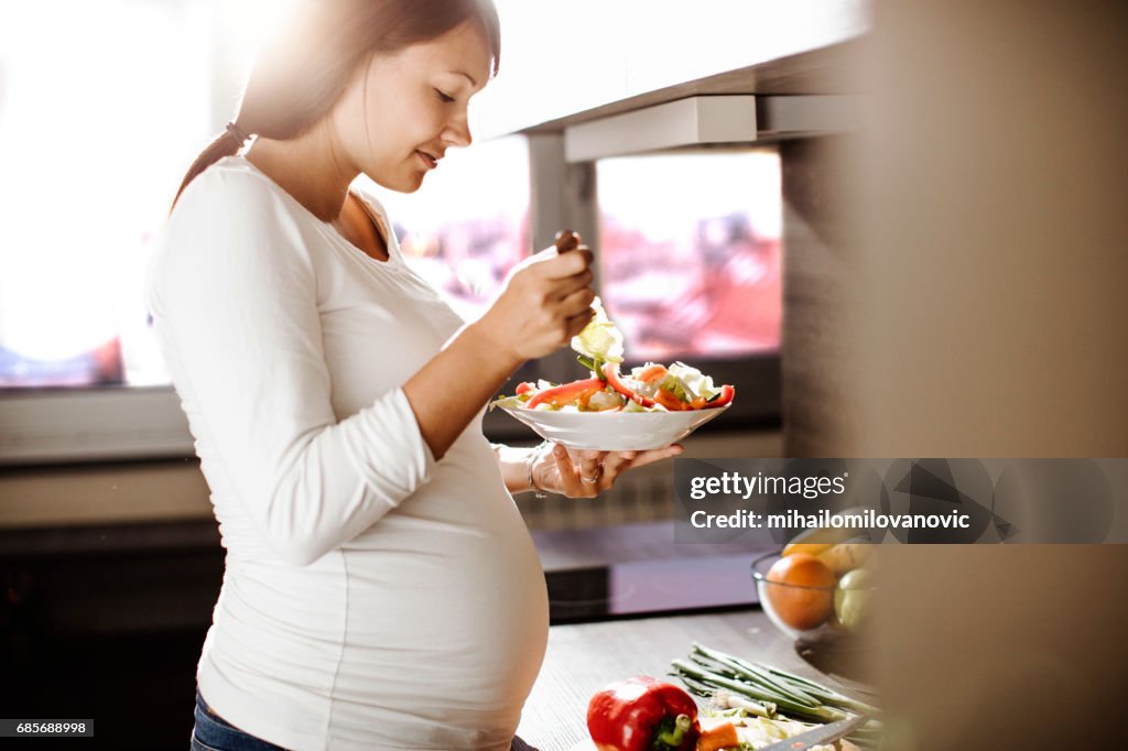 将来の母親の健康的な食生活