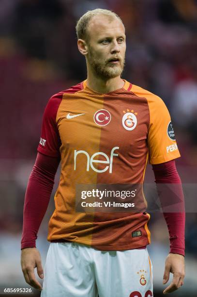 Semih Kaya of Galatasarayduring the Turkish Spor Toto Super Lig football match between Galatasaray SK and Osmanlispor FK on May 19, 2017 at the Türk...