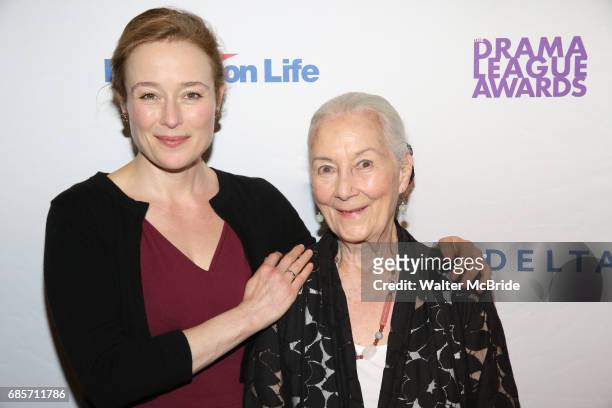 Jennifer Ehle and Rosemary Harris attend the 83rd Annual Drama League Awards Ceremony at Marriott Marquis Times Square on May 19, 2017 in New York...