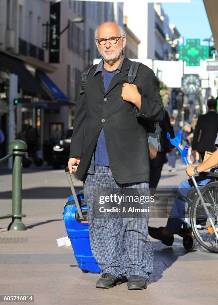 British television executive and presenter Alan Yentob is spotted during the 70th annual Cannes Film Festival at on May 19, 2017 in Cannes, France.