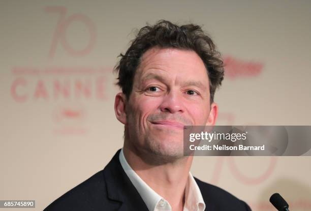 Dominic West attends the "The Square" press conference during the 70th annual Cannes Film Festival at Palais des Festivals on May 20, 2017 in Cannes,...