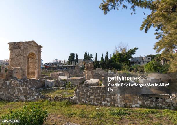 Necropolis of el Bass archaeological site, South Governorate, Tyre, Lebanon on May 3, 2017 in Tyre, Lebanon.