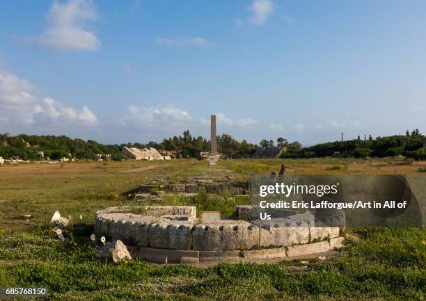 Hippodrome in al Bass site, South Governorate, Tyre, Lebanon on May 3, 2017 in Tyre, Lebanon.