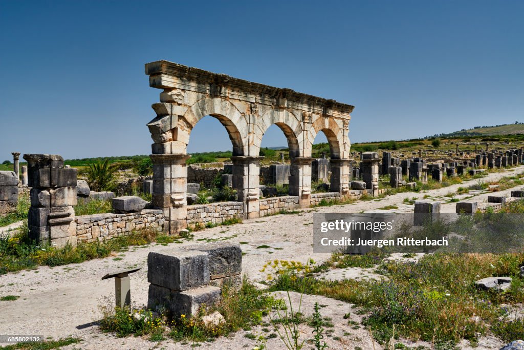 Decumanus Maximus in Volubilis