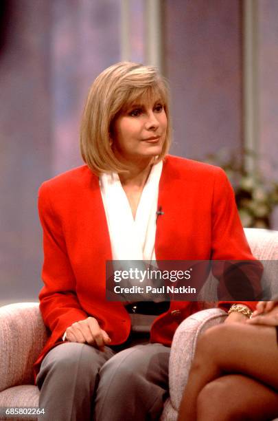 Talk show host Jenny Jones at NBC Studios in Chicago, Illinois, September 11, 1991.