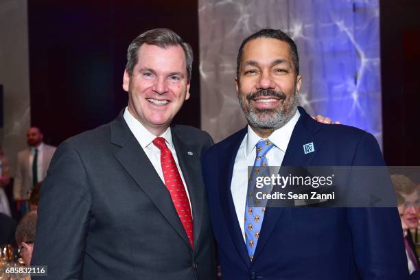 Bill Tyree and Valentino Carlotti attend The Boys' Club of New York Annual Awards Dinner at Mandarin Oriental Hotel on May 17, 2017 in New York City.