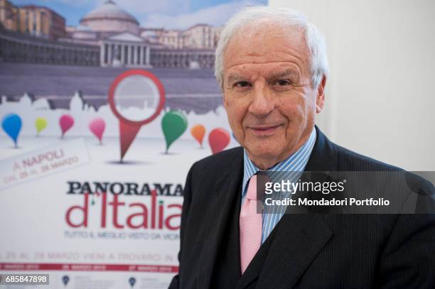 The president of Cobat Giancarlo Morandi attending the meeting Le strade della crescita: turismo e innovazione per ritrovare il lavoro held by...