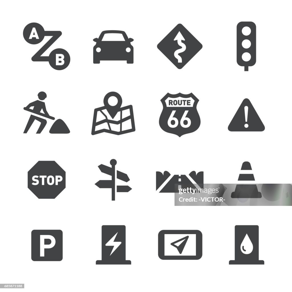 Road Trip Icons - Acme Series