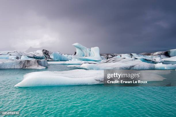 jokulsarlon lagoon - scène non urbaine stock-fotos und bilder