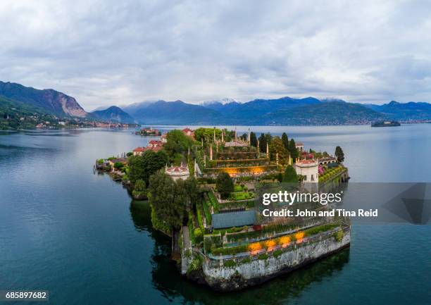 isola bella - lago maggiore stockfoto's en -beelden