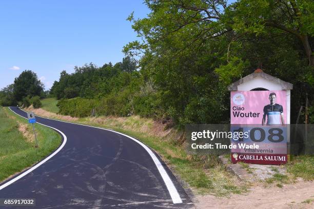 100th Tour of Italy 2017 / Stage 14 Illustration / Memorial for Wouter WEYLANDT who died during Giro 2011 Stage 3 / Castellania - Oropa-Biella 1142m...