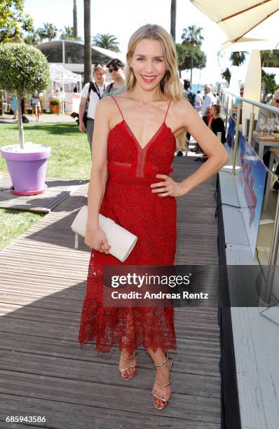 Julia Dietze attends the Medienboard Reception during the 70th annual Cannes Film Festival at Grand Hotel Garden on May 20, 2017 in Cannes, France.