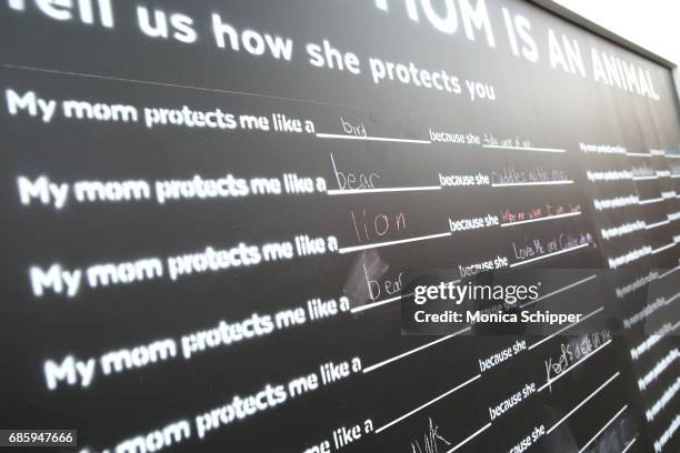 General view during the Family-Friendly 'Protect Like A Mother' Interactive Exhibit sponsored by Lysol at Brooklyn Bridge Park on May 20, 2017 in...