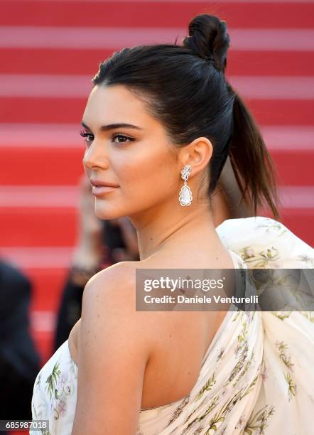 Model Kendall Jenner attends the "120 Beats Per Minute " screening during the 70th annual Cannes Film Festival at Palais des Festivals on May 20,...