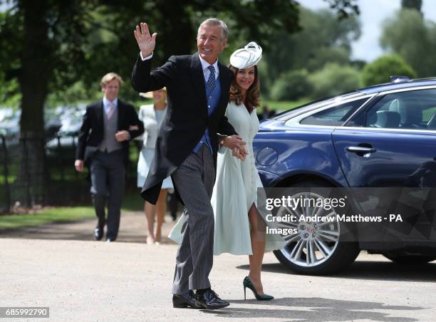 David and Jane Matthews arrive ahead of the wedding of the Duchess of Cambridge's sister Pippa Middleton to her millionaire groom James Matthews,...