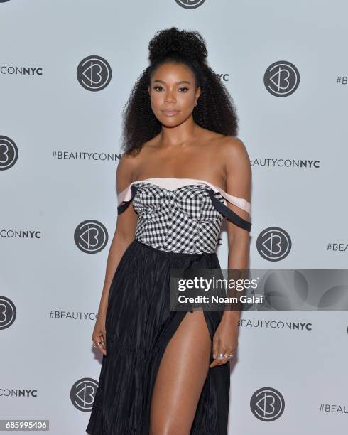 Actress Gabrielle Union poses for a photo during Beautycon Festival NYC 2017 at Brooklyn Cruise Terminal on May 20, 2017 in New York City.