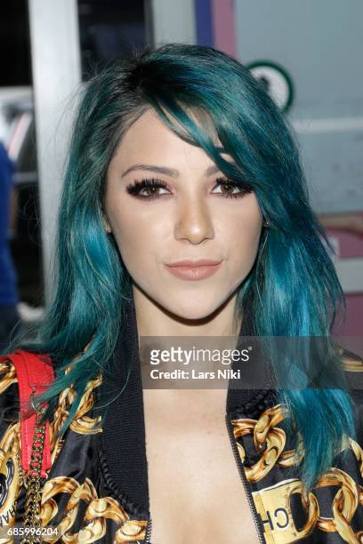 Beauty Vlogger Niki DeMartino attends Beautycon Festival NYC 2017 at Brooklyn Cruise Terminal on May 20, 2017 in New York City.