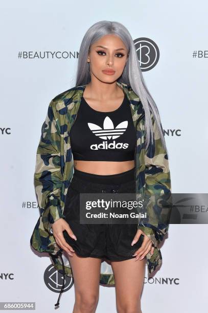 Fashion Influencer Isabel Bedoya attends Beautycon Festival NYC 2017 at Brooklyn Cruise Terminal on May 20, 2017 in New York City.