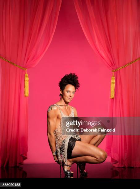 Deborah Feingold/Corbis via Getty Images) NEW YORK Figure skater Johnny Weir poses for a portrait in 2010 in New York City, New York.