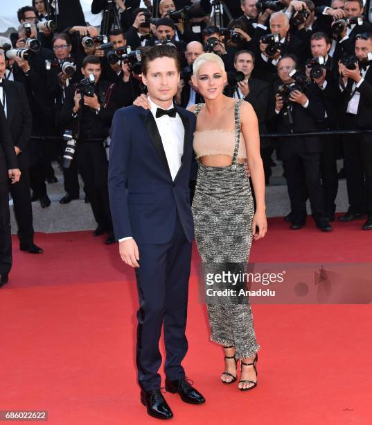 Actress Kristen Stewart arrives for the film '120 Battements par Minute' in competition at the 70th annual Cannes Film Festival in Cannes, France on...