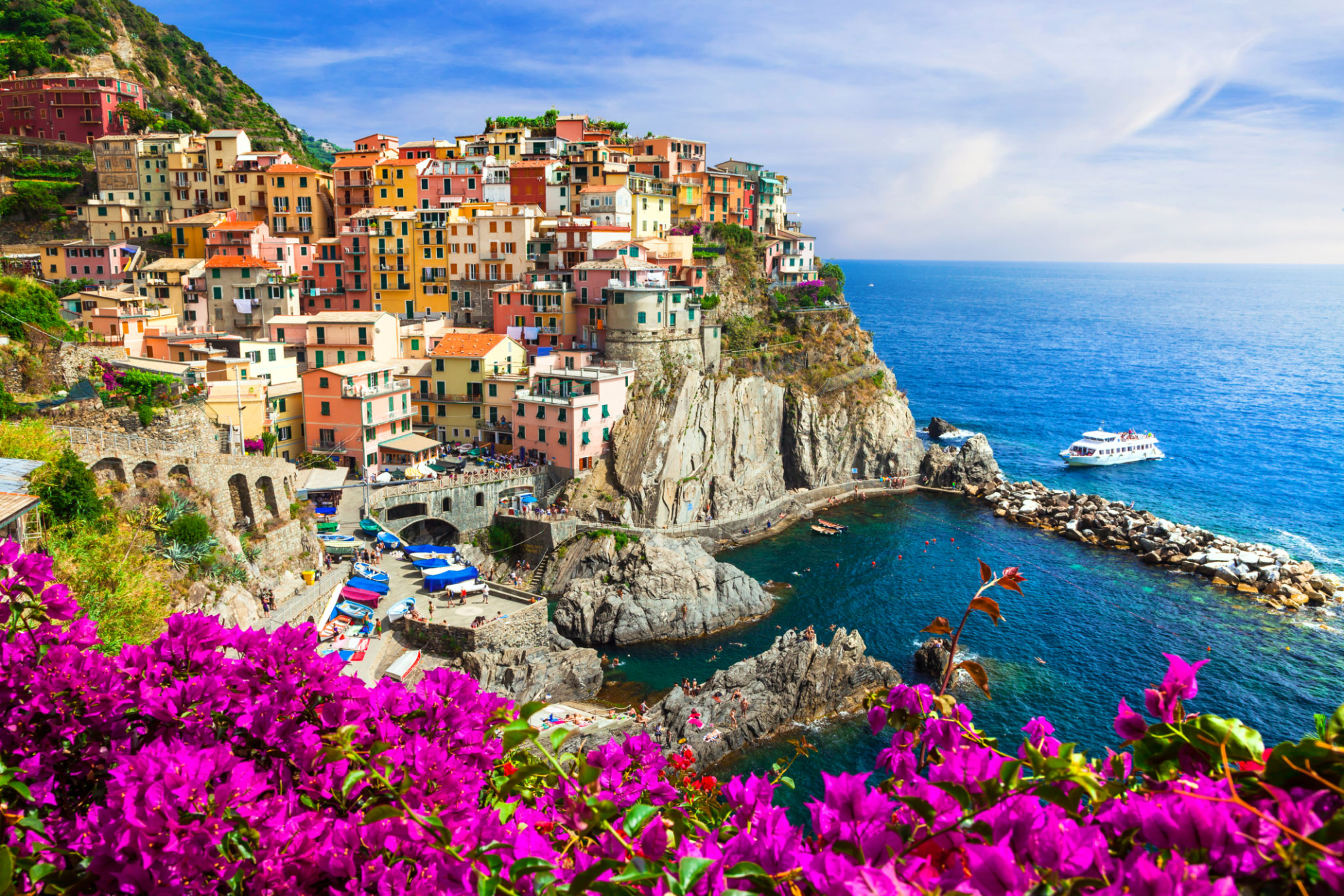 Colors of Italy series -Manarola village , Cinque terre Colors of Italy series -Manarola village , Cinque terre