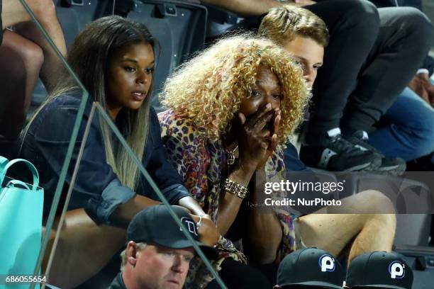 Tennis WTA Internazionali d'Italia BNL quarterfinals Oracene Price mother of Venus Williams at Foro Italico in Rome, Italy on May 19, 2017.