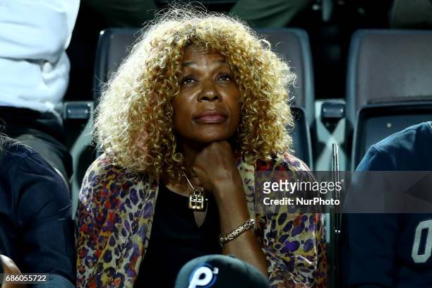 Tennis WTA Internazionali d'Italia BNL quarterfinals Oracene Price mother of Venus Williams at Foro Italico in Rome, Italy on May 19, 2017.