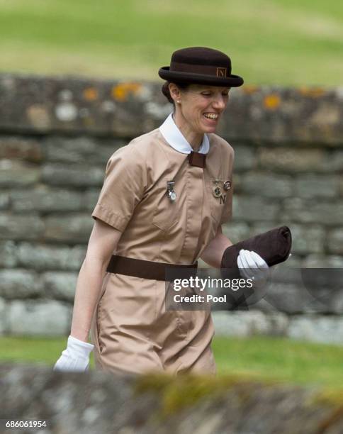 Maria Teresa Borrallo attends the wedding of Pippa Middleton and James Matthews at St Mark's Church on May 20, 2017 in Englefield Green, England.