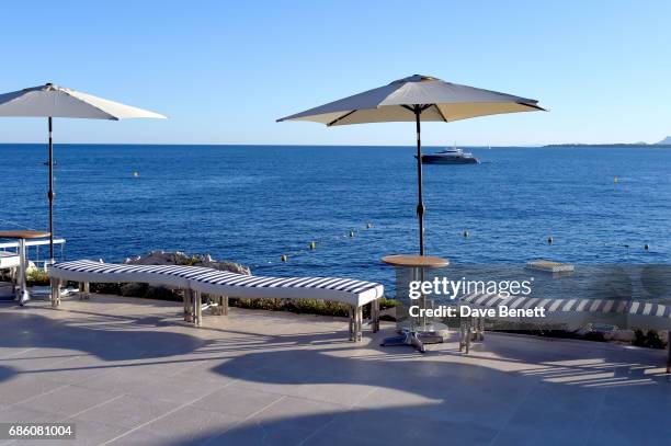 The view from the Vanity Fair and HBO Dinner celebrating the Cannes Film Festival at Hotel du Cap-Eden-Roc on May 20, 2017 in Cap d'Antibes, France.