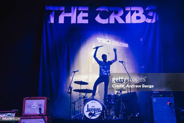 Ross Jarman of The Cribs performs at First Direct Arena on May 20, 2017 in Leeds, England.