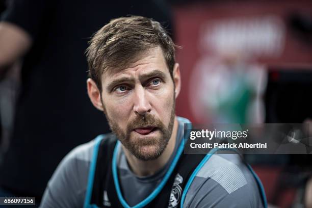 Andres Nocioni, #6 of Real Madrid in action during the 2017 Turkish Airlines EuroLeague Final Four Real Madrid Practice at Sinan Erdem Dome on May...