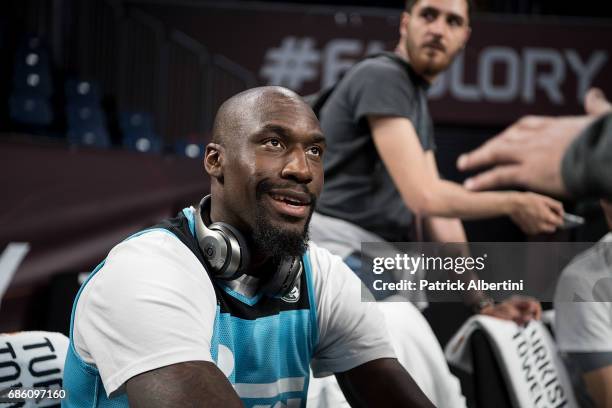 Othello Hunter, #21 of Real Madrid during the 2017 Turkish Airlines EuroLeague Final Four Real Madrid Practice at Sinan Erdem Dome on May 20, 2017 in...