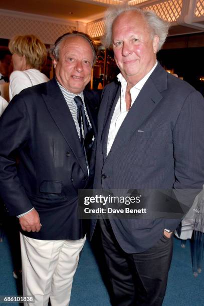 Jonathan Becker and Graydon Carter attend the Vanity Fair and HBO Dinner celebrating the Cannes Film Festival at Hotel du Cap-Eden-Roc on May 20,...