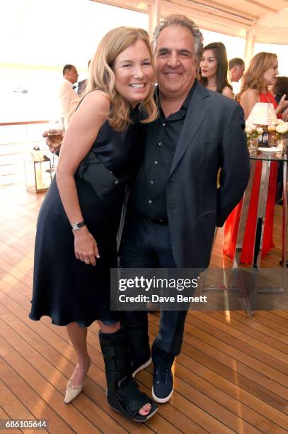 Ann Gianopulos and Jim Gianopulos attend the Vanity Fair and HBO Dinner celebrating the Cannes Film Festival at Hotel du Cap-Eden-Roc on May 20, 2017...