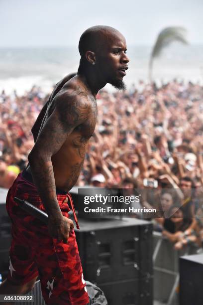 Tory Lanez performs at the Surf Stage during 2017 Hangout Music Festival on May 20, 2017 in Gulf Shores, Alabama.