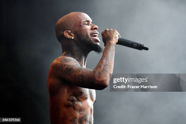 Tory Lanez performs at the Surf Stage during 2017 Hangout Music Festival on May 20, 2017 in Gulf Shores, Alabama.