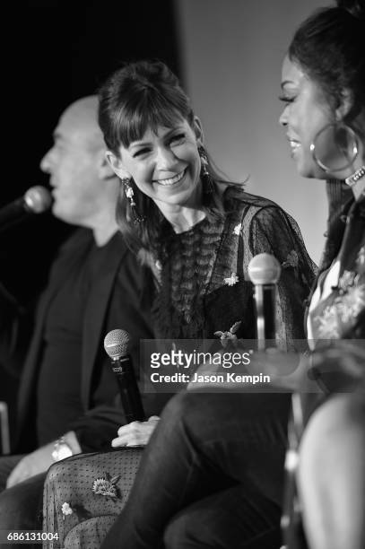 Actress Carrie Preston speaks onstage during the Claws and Cocktails event during TNT and TBS at Vulture Fest at Milk Studios on May 20, 2017 in New...