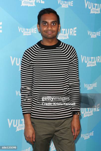 Aziz Ansari attends "Aziz Ansari: In Conversation" during the Vulture Festival Milk Studios on May 20, 2017 in New York City.