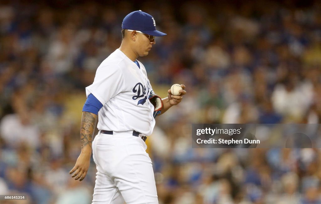 Miami Marlins v Los Angeles Dodgers