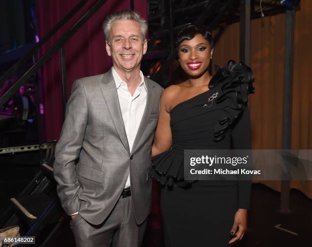 Singer/actress Jennifer Hudson and director Michael Ritchie at the Center Theatre Group 50th Anniversary Celebration at Ahmanson Theatre on May 20,...