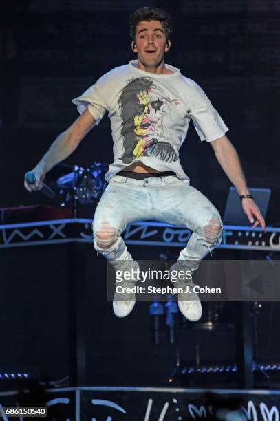 Andrew Taggart of The Chainsmokers performs at KFC YUM! Center on May 20, 2017 in Louisville, Kentucky.